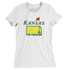 Kansas Golf Women's T-Shirt-White-Allegiant Goods Co. Vintage Sports Apparel