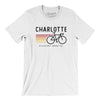 Charlotte Cycling Men/Unisex T-Shirt-White-Allegiant Goods Co. Vintage Sports Apparel