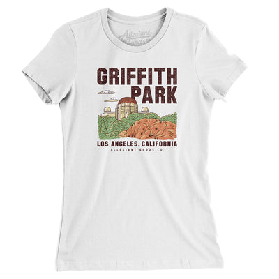 Griffith Park Women's T-Shirt-White-Allegiant Goods Co. Vintage Sports Apparel