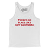 There's No Place Like New Hampshire Men/Unisex Tank Top-White-Allegiant Goods Co. Vintage Sports Apparel