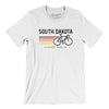 South Dakota Cycling Men/Unisex T-Shirt-White-Allegiant Goods Co. Vintage Sports Apparel