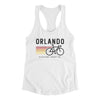 Orlando Cycling Women's Racerback Tank-White-Allegiant Goods Co. Vintage Sports Apparel