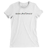San Antonio Friends Women's T-Shirt-White-Allegiant Goods Co. Vintage Sports Apparel