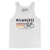 Milwaukee Cycling Men/Unisex Tank Top-White-Allegiant Goods Co. Vintage Sports Apparel