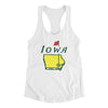 Iowa Golf Women's Racerback Tank-White-Allegiant Goods Co. Vintage Sports Apparel