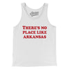 There's No Place Like Arkansas Men/Unisex Tank Top-White-Allegiant Goods Co. Vintage Sports Apparel
