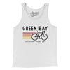 Green Bay Cycling Men/Unisex Tank Top-White-Allegiant Goods Co. Vintage Sports Apparel