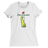 Delaware Golf Women's T-Shirt-White-Allegiant Goods Co. Vintage Sports Apparel