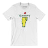 Vermont Golf Men/Unisex T-Shirt-White-Allegiant Goods Co. Vintage Sports Apparel