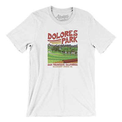 Dolores Park Men/Unisex T-Shirt-White-Allegiant Goods Co. Vintage Sports Apparel
