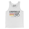 Louisville Cycling Men/Unisex Tank Top-White-Allegiant Goods Co. Vintage Sports Apparel