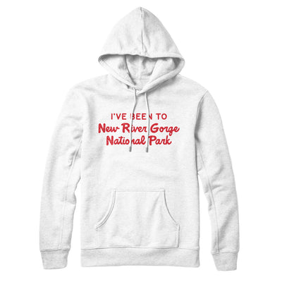 I've Been To New River Gorge National Park Hoodie-White-Allegiant Goods Co. Vintage Sports Apparel