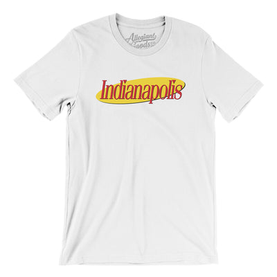 Indianapolis Seinfeld Men/Unisex T-Shirt-White-Allegiant Goods Co. Vintage Sports Apparel