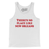 There's No Place Like New Orleans Men/Unisex Tank Top-White-Allegiant Goods Co. Vintage Sports Apparel
