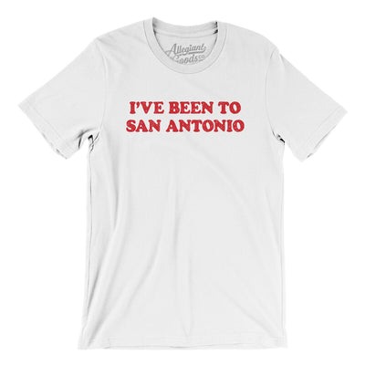I've Been To San Antonio Men/Unisex T-Shirt-White-Allegiant Goods Co. Vintage Sports Apparel