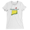 Connecticut Golf Women's T-Shirt-White-Allegiant Goods Co. Vintage Sports Apparel