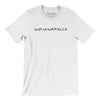 Indianapolis Friends Men/Unisex T-Shirt-White-Allegiant Goods Co. Vintage Sports Apparel