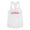 I've Been To New Hampshire Women's Racerback Tank-White-Allegiant Goods Co. Vintage Sports Apparel