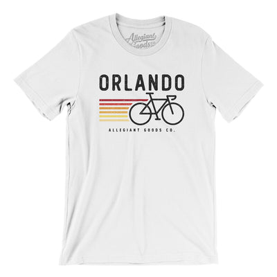 Orlando Cycling Men/Unisex T-Shirt-White-Allegiant Goods Co. Vintage Sports Apparel