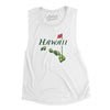Hawaii Golf Women's Flowey Scoopneck Muscle Tank-White-Allegiant Goods Co. Vintage Sports Apparel