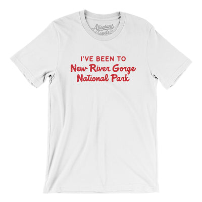 I've Been To New River Gorge National Park Men/Unisex T-Shirt-White-Allegiant Goods Co. Vintage Sports Apparel