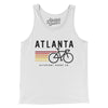 Atlanta Cycling Men/Unisex Tank Top-White-Allegiant Goods Co. Vintage Sports Apparel