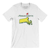 Massachusetts Golf Men/Unisex T-Shirt-White-Allegiant Goods Co. Vintage Sports Apparel