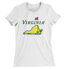 Virginia Golf Women's T-Shirt-White-Allegiant Goods Co. Vintage Sports Apparel