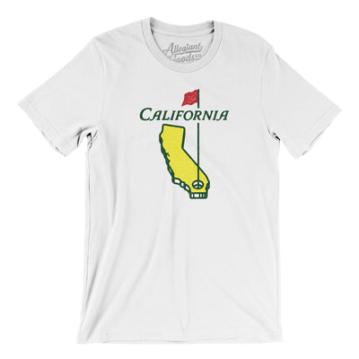 California Golf Men/Unisex T-Shirt-White-Allegiant Goods Co. Vintage Sports Apparel