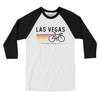 Las Vegas Cycling Men/Unisex Raglan 3/4 Sleeve T-Shirt-White|Black-Allegiant Goods Co. Vintage Sports Apparel