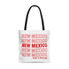 New Mexico Retro Thank You Tote Bag-Large-Allegiant Goods Co. Vintage Sports Apparel