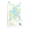 Madison Wisconsin City Street Map Poster-20″ × 30″-Allegiant Goods Co. Vintage Sports Apparel