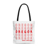 Oregon Retro Thank You Tote Bag-Large-Allegiant Goods Co. Vintage Sports Apparel
