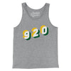 Green Bay 920 Area Code Men/Unisex Tank Top-Athletic Heather-Allegiant Goods Co. Vintage Sports Apparel