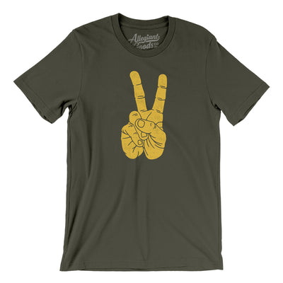V For Victory Men/Unisex T-Shirt-Army-Allegiant Goods Co. Vintage Sports Apparel