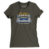 St. Louis Arena Women's T-Shirt-Army-Allegiant Goods Co. Vintage Sports Apparel