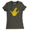 Shockers Hand Women's T-Shirt-Army-Allegiant Goods Co. Vintage Sports Apparel