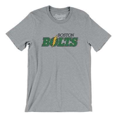 Boston Bolts Lacrosse Men/Unisex T-Shirt-Athletic Heather-Allegiant Goods Co. Vintage Sports Apparel