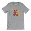 Michigan Home State Men/Unisex T-Shirt-Athletic Heather-Allegiant Goods Co. Vintage Sports Apparel