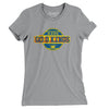 Alaska Gold Kings Hockey Women's T-Shirt-Athletic Heather-Allegiant Goods Co. Vintage Sports Apparel