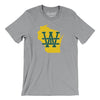 Wisconsin Home State Men/Unisex T-Shirt-Athletic Heather-Allegiant Goods Co. Vintage Sports Apparel