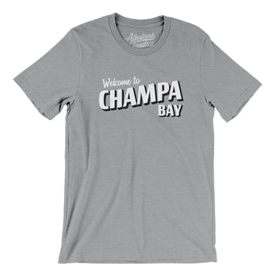 Champa Bay Men/Unisex T-Shirt-Athletic Heather-Allegiant Goods Co. Vintage Sports Apparel
