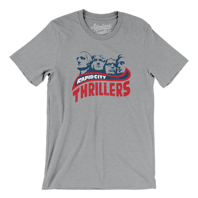 Rapid City Thrillers Basketball Men/Unisex T-Shirt-Athletic Heather-Allegiant Goods Co. Vintage Sports Apparel