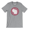 Wisconsin Basketball Men/Unisex T-Shirt-Athletic Heather-Allegiant Goods Co. Vintage Sports Apparel