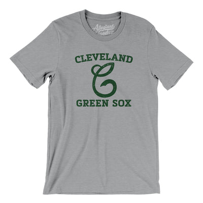 Cleveland Green Sox Baseball Men/Unisex T-Shirt-Athletic Heather-Allegiant Goods Co. Vintage Sports Apparel