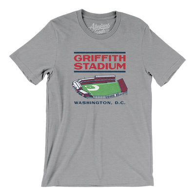 Griffith Stadium Men/Unisex T-Shirt-Athletic Heather-Allegiant Goods Co. Vintage Sports Apparel