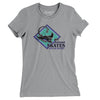 Oakland Skates Roller Hockey Women's T-Shirt-Athletic Heather-Allegiant Goods Co. Vintage Sports Apparel