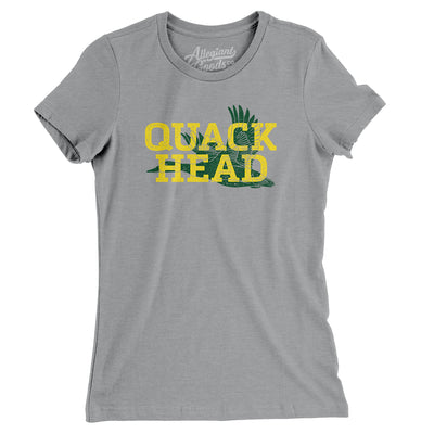 Quack Head Women's T-Shirt-Athletic Heather-Allegiant Goods Co. Vintage Sports Apparel