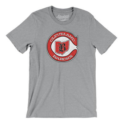Cleveland Barons Hockey Men/Unisex T-Shirt-Athletic Heather-Allegiant Goods Co. Vintage Sports Apparel