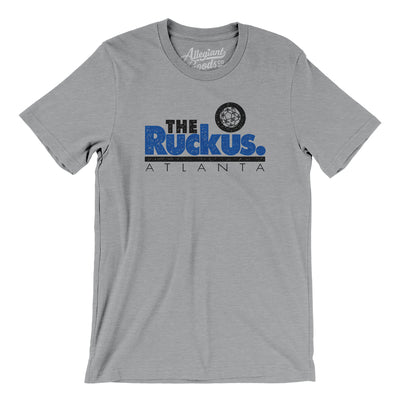 Atlanta Ruckus Soccer Men/Unisex T-Shirt-Athletic Heather-Allegiant Goods Co. Vintage Sports Apparel